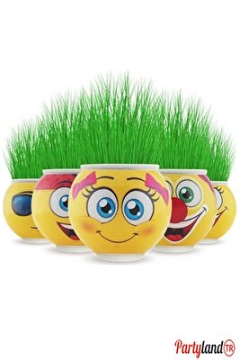 4 Adet Emoji Çim Adam ürün fotoğrafı