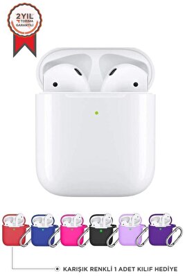 Bluetooth Kulaklık Kulak İçi Kablosuz Kulaklık 2.Nesil TRM-AIR2 Beyaz ürün fotoğrafı