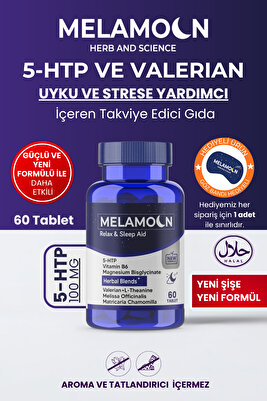 5-HTP, ve Kediotu ekstresi, İçeren Uyku ve Strese Yardımcı, Takviye Edici Gıda 60 Tablet ürün fotoğrafı