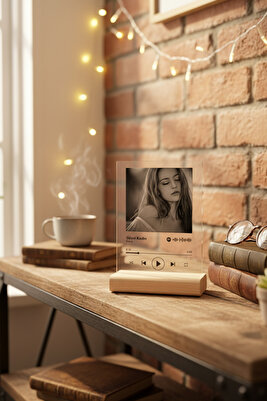 Spotify Pleksi Plak Barkodlu Kişiye Özel Hediye - Sevgiliye Hediye Arkadaşa Hediye Doğum Günü Hediye ürün fotoğrafı