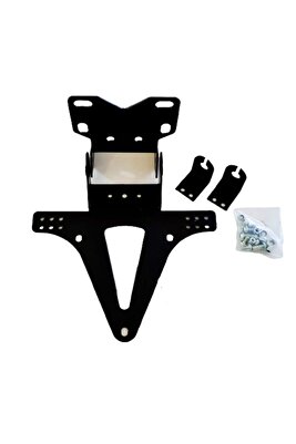 Motosiklet Katlanır Plakalık Sinyal Bağlantılı Siyah ürün fotoğrafı