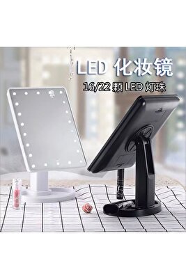Led Işıklı Makyaj Aynası Beyaz ürün fotoğrafı