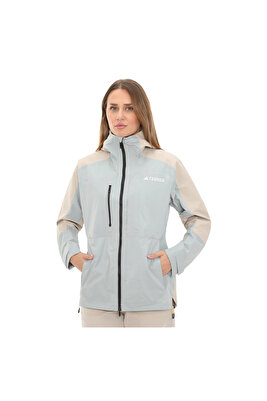 IB4267-K W Xploric Rr J Kadın Yağmurluk-R&amp;amp;uuml;zgarlık Gri ürün fotoğrafı