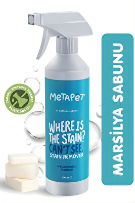 Beyaz Sabun Kokulu Kedi Idrar Ve Çişi Giderici, Tuvalet Lekelerini Çıkarıcı Sprey, 500 ml ürün fotoğrafı