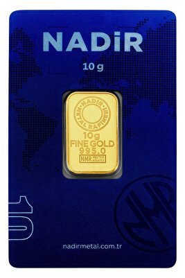 Nadir Gold 10 Gram Külçe Altın 24 Ayar ürün fotoğrafı