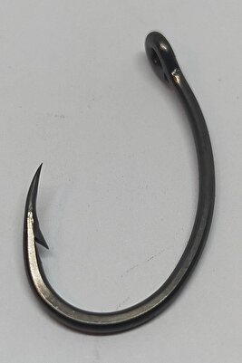 Krank Model Teflon Mat Siyah Delikli Olta Iğnesi 2 No (10 Adet) ürün fotoğrafı