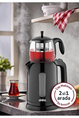 STM-5830 Elektrikli Çay Seti Beyaz ürün fotoğrafı