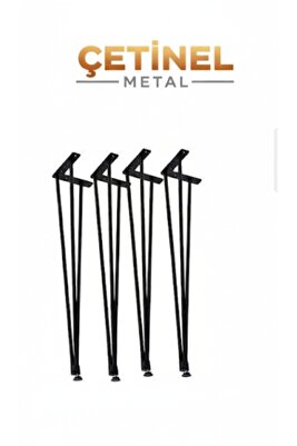 Metal Masa Ayakları 4 Adet Masa Ayağı 73 Cm ürün fotoğrafı