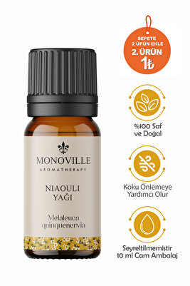 Nioli Uçucu Yağı 10 ml %100 Saf ve Doğal (Niaouli Essential Oil) ürün fotoğrafı