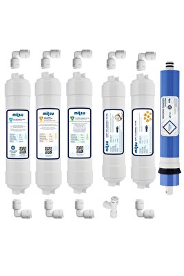 Kapalı Kasa Su Arıtma Cihazı Multi Mineral 6lı Filtresi Standart Membran Set ürün fotoğrafı