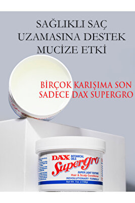 Supergro 198 gr - Yavaş Uzayan Saçlara Özel Saç Bakım Yağı ürün fotoğrafı