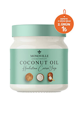 Hindistan Cevizi Yağı 200 ml Soğuk Sıkım %100 Saf ve Doğal (Coconut Oil) ürün fotoğrafı