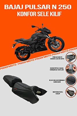 Bajaj Pulsar N250 Konfor Sele Kılıf ürün fotoğrafı
