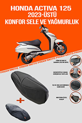 Honda Activa (2023 & ÜSTÜ) Konfor Sele Ve Yağmurluk Kılıf ürün fotoğrafı