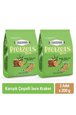 Pretzel Karışık Çeşnili 200 gr x 2 Adet ürün fotoğrafı