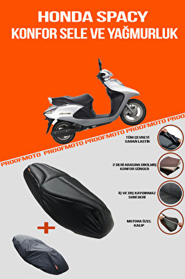 Honda Spacy Konfor Sele Ve Yağmurluk Kılıf ürün fotoğrafı