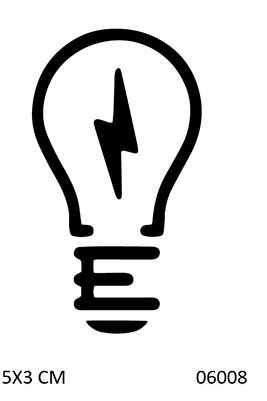 Ampul Yapışkanlı Stencil Süsleme ve Boyama Kalıbı ürün fotoğrafı