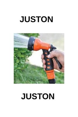 Juston Bahçe Sulama Fiskiyesit Sulama Tabancası,hortum Ucu,otomotik Tabanca 7 Fonksiyonlu ürün fotoğrafı