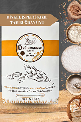Atalık Dinkel Spelt Kızıl Tam Buğday Unu - 5 Kilo ürün fotoğrafı