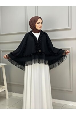 Kadın Kışlık Panço (ÇOK YUMUŞAK VE SİCAK TUTAR VE YAŞ IÇİN UYGUNDUR) ürün fotoğrafı