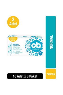 O.B Tampon Normal 16'lı x3 ürün fotoğrafı
