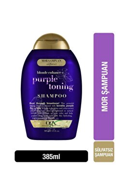 Purple Toning Turunculaşma Karşıtı Sülfatsız Mor Şampuan 385 ml ürün fotoğrafı