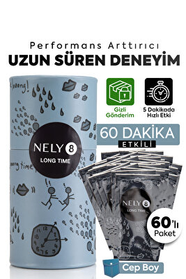 Long Time Jel 60 x 1,5 ml-Erkekler için Hijyenik Kullan At Krem, Uzun Süreli Etki{Sprey Değildir} ürün fotoğrafı