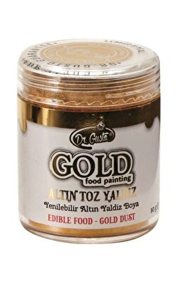 Dr Gusto Yenilebilir Yaldızlı Sim Boya Altın 10 Gr ürün fotoğrafı
