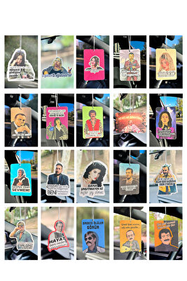 Ekonomik Paket Dekoratif Oto Araç Kokusu Ve Aksesuar Seti ürün fotoğrafı