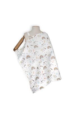 Emzirme Önlüğü Gökkuşağı Desen ürün fotoğrafı