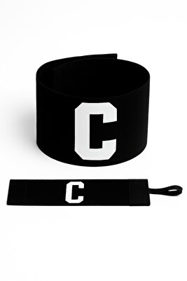 Siyah Kaptanlık Pazubandı Kaptan Kolluğu Kaptanlık Kaptan Bandı Profesyonel ürün fotoğrafı