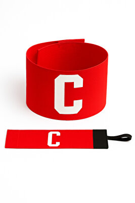 Kırmızı Kaptanlık Pazubandı Kaptan Kolluğu Kaptanlık Kaptan Bandı Profesyonel - Kırmızı ürün fotoğrafı