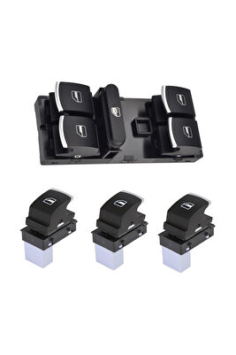 Volkswagen Passat B6 B7 2006-2014 ile uyumlu Cam Açma Düğme Anahtarı Takımı ürün fotoğrafı