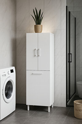 Home Çok Amaçlı Kirli Çamaşır Sepetli Banyo-Mutfak-Erzak Dolabı ürün fotoğrafı