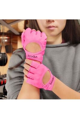 Profesyonel Fitness Ve Yoga Eldiveni Pembe S/M ürün fotoğrafı