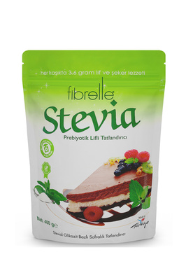 Prebiyotik Lifli Stevialı Sofralık Toz Tatlandırıcı Toz Şeker 400 gr ürün fotoğrafı