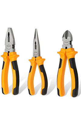 180 mm Pense 160 mm Kargaburun 160 mm Yan Keski 3 Lü Konbine Set ürün fotoğrafı