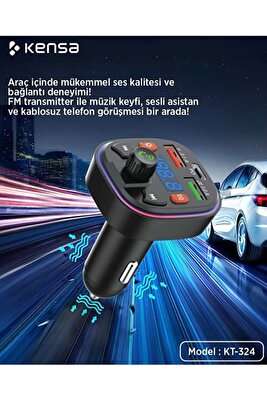 Araç Fm Radyo Çakmaklık Yeni Nesil Ultra Hızlı Ve Dayanıklı ürün fotoğrafı