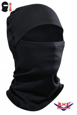 Unisex Siyah Kışlık Ince Rüzgar Geçirmez Termal Kar Maskesi Balaclava Kayak Motorsiklet Kask Bere ürün fotoğrafı