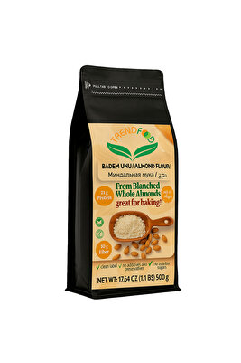 Doğal Çiğ Badem Unu Kabuksuz 500 G | Glutensiz, Katkısız, Yüksek Protein & Lif | Çocuk Dostu ürün fotoğrafı