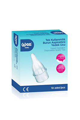 Burun Aspiratörü Nasal Yedek Ucu 10 Adet ürün fotoğrafı