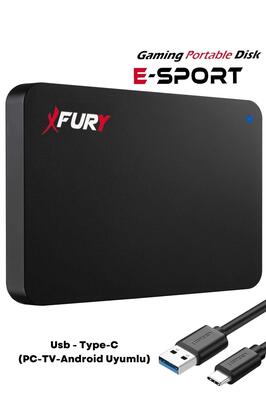 E-sport 320 Gb Harici Disk - Taşınabilir Disk - Taşınabilir Harddisk- Type-c (PC-TV-ANDROİD UYU ürün fotoğrafı