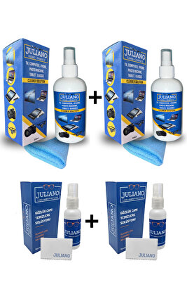 2 Adet 250 ML + 2 Adet 50 ML - TV, Cep Telefonu, Gözlük, Kamera, Led, Laptop,PC Temizlik Seti ürün fotoğrafı