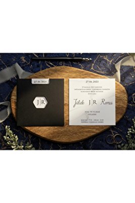 Düğün, Nişan, Nikah Davetiyesi (100 Adet) Davetiye Kod 9156 ürün fotoğrafı