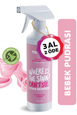 Bebek Pudrası Kokulu Köpek Idrar Ve Çişi Giderici, Tuvalet Lekelerini Çıkarıcı Sprey, 500 ml ürün fotoğrafı