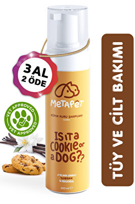 Doğal Köpek Kuru Köpük Şampuanı Vanilya , Yavru Köpeklere Uygun Organik Formül Için, Tüy Bakımı ürün fotoğrafı