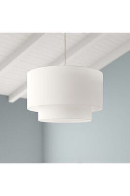 Kumaş Başlık 2 Katlı Pasta Avize Yatak Odası Çocuk Odası ürün fotoğrafı