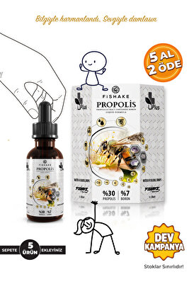 Bor Içeren Propolis Plus Suda Çözünebilir Sıvı Damla 30 ml ürün fotoğrafı