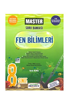 Okyanus 8. Sınıf Master Fen Bilimleri Soru Bankası ürün fotoğrafı