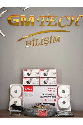 4 Kanal 4 Kamera Güvenlik Kamera Seti 500 Gb Hdd ürün fotoğrafı